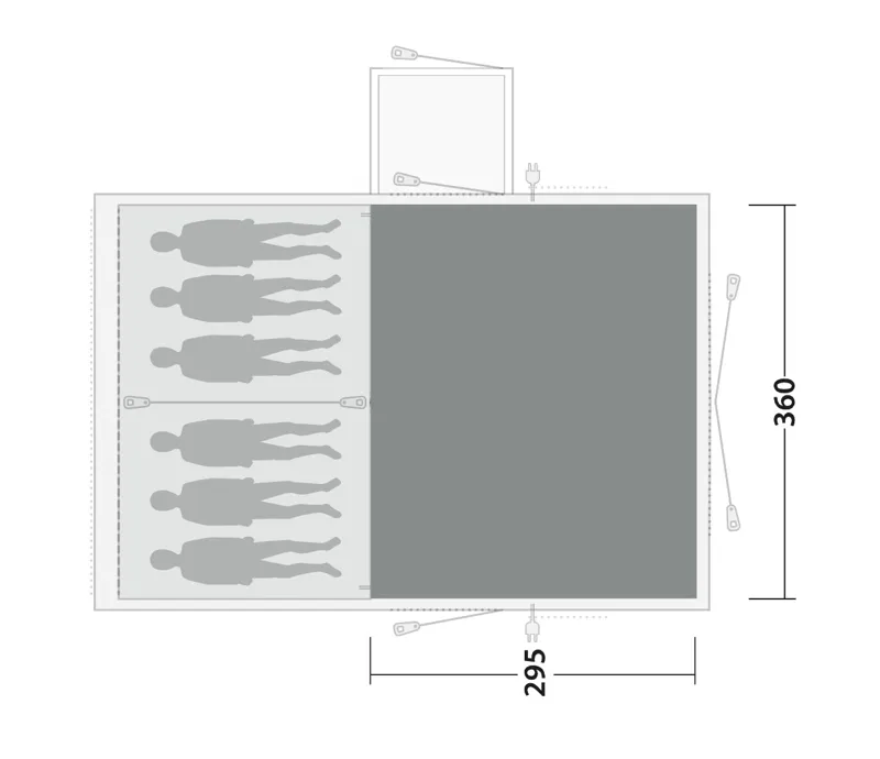 Outwell Montana 6PE Flat Woven Carpet - 2021 Model-5
